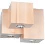 Lampa podsufitowa 3x6 W drewno 2076360 Spot-Light Wooddream Round zdj.1