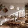 Lampa wisząca 1x40 W biała DN426600 Step Into Design Stone zdj.4
