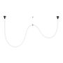 Lampa wisząca 1x45 W czarna MD10213BLACK Step Into Design Snake zdj.7