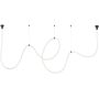 Lampa wisząca 1x75 W czarna MD10215BLACK Step Into Design Snake zdj.1