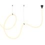 Lampa wisząca 1x75 W czarna MD10215BLACK Step Into Design Snake zdj.2