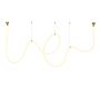 Lampa wisząca 1x72 W złota MD10215GOLD Step Into Design Snake zdj.5