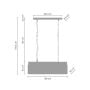 Lampa wisząca x60 W czarna MP0097A Step Into Design Sparkle zdj.2