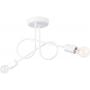 Lampa podsufitowa 2x15 W biała SL1471 Sollux Lighting Loop zdj.1