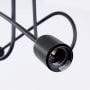 Lampa podsufitowa 2x15 W czarna SL1472 Sollux Lighting Loop zdj.7