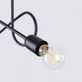 Lampa podsufitowa 2x15 W czarna SL1472 Sollux Lighting Loop zdj.9