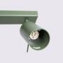 Lampa podsufitowa 2x10 W zielona SL1501 Sollux Lighting Ring zdj.7