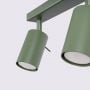 Lampa podsufitowa 3x10 W zielona SL1502 Sollux Lighting Ring zdj.8