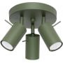 Lampa podsufitowa 3x10 W zielona SL1503 Sollux Lighting Ring zdj.1