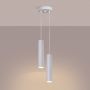 Lampa wisząca 2x10 W biała SL1868 Sollux Lighting Lagos zdj.4