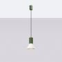Lampa wisząca 1x10 W zielona-beżowa SL1872 Sollux Lighting Estria zdj.3