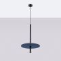 Lampa wisząca 1x8 W czarna-niebieska SL1881 Sollux Lighting Feltro zdj.3