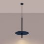Lampa wisząca 1x8 W czarna-niebieska SL1881 Sollux Lighting Feltro zdj.4