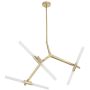 Lampa podsufitowa 6x20 W złota ST10016GOLD Step Into Design Sticks zdj.1