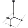 Lampa podsufitowa 6x20 W czarna ST10016BLACK Step Into Design Sticks zdj.1