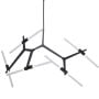 Lampa podsufitowa 6x20 W czarna ST10016BLACK Step Into Design Sticks zdj.2