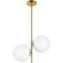 Lampa podsufitowa 2x60 W mosiądz ST50252BRASS Step Into Design Venus zdj.1