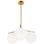 Lampa podsufitowa 3x60 W złota ST50263BRASS Step Into Design Venus zdj.1