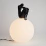 Lampa stołowa 1x40 W czarna ST6020BBLACK Step Into Design Woman zdj.3
