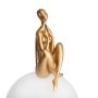 Lampa stołowa 1x40 W złota ST6022CGOLD Step Into Design Woman zdj.3