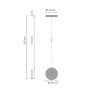 Lampa wisząca 1x20 W chrom ST92281 Step Into Design Starlight zdj.2