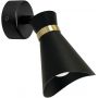Kinkiet 1x35 W czarny-złoty 04219 Strühm Loreta zdj.1