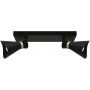 Lampa podsufitowa 2x35 W czarna-złota 04221 Strühm Loreta zdj.1