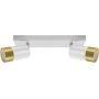 Lampa podsufitowa 2x35 W biała-złota 04277 Strühm Puzon zdj.1