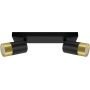 Lampa podsufitowa 2x35 W czarna-złota 04278 Strühm Puzon zdj.1