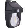 Kinkiet solarny 1x1 W czarny 04916 Strühm Tora zdj.1
