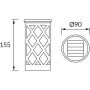 Lampa solarna stołowa 1x0.03 W czarny 04940 Strühm Tabu zdj.2