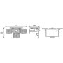 Lampa solarna wisząca 4x10 W czarny 04948 Strühm Borut zdj.2