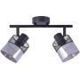 Lampa podsufitowa 2x40 W czarna 04956 Strühm Montana zdj.1