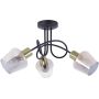 Lampa podsufitowa 3x40 W czarna-złota 04960 Strühm Ayra zdj.1