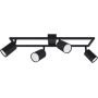 Lampa podsufitowa 4x35 W czarna 04965 Strühm Hubert zdj.1