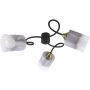 Lampa podsufitowa 3x40 W czarna-złota 04973 Strühm Paksa zdj.1