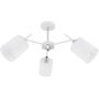 Lampa podsufitowa 3x40 W biała-chrom 04977 Strühm Anders zdj.1