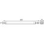 Lampa garażowa 15 W 60 cm 05069 Strühm Nelson zdj.2