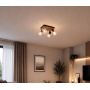 Lampa podsufitowa 4x35 W czarna-drewno 05091 Strühm Lamel zdj.3