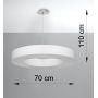 Lampa wisząca SL0753 Sollux Lighting Saturno zdj.2