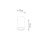 Lampa podsufitowa 1x10 W beżowa SL2067 Sollux Lighting Lagos zdj.2