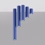 Lampa podsufitowa 1x10 W niebieska SL2070 Sollux Lighting Lagos zdj.5