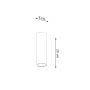 Lampa podsufitowa 1x10 W burgund SL2075 Sollux Lighting Lagos zdj.2