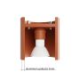 Kinkiet 1x8 W czerwony SL2095 Sollux Lighting Orbis zdj.8