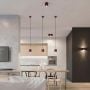 Kinkiet 1x8 W burgund SL2098 Sollux Lighting Orbis zdj.10