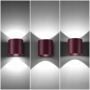Kinkiet 1x8 W burgund SL2098 Sollux Lighting Orbis zdj.4