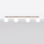 Lampa podsufitowa 4x8 W brązowa SL2241 Sollux Lighting Yoli zdj.3