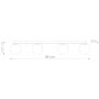 Lampa podsufitowa 4x8 W brązowa SL2241 Sollux Lighting Yoli zdj.2