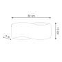 Kinkiet 1x8 W beżowy SL2273 Sollux Lighting Tila zdj.2