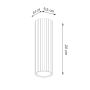 Lampa podsufitowa 1x10 W burgund SL2297 Sollux Lighting Karbon zdj.2